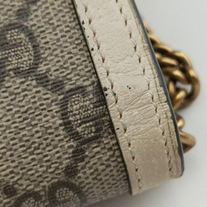 Secondhand Gucci Queen Margaret White×Multicolour PVC coated canvas×Leather 476079 others | stylenewstar