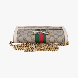 Secondhand Gucci Queen Margaret White×Multicolour PVC coated canvas×Leather 476079 others | stylenewstar