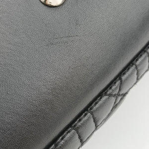 Pre-owned Christian Dior Cannage Dior Soft Shopping Black lambskin  shoulderbag | stylenewstar