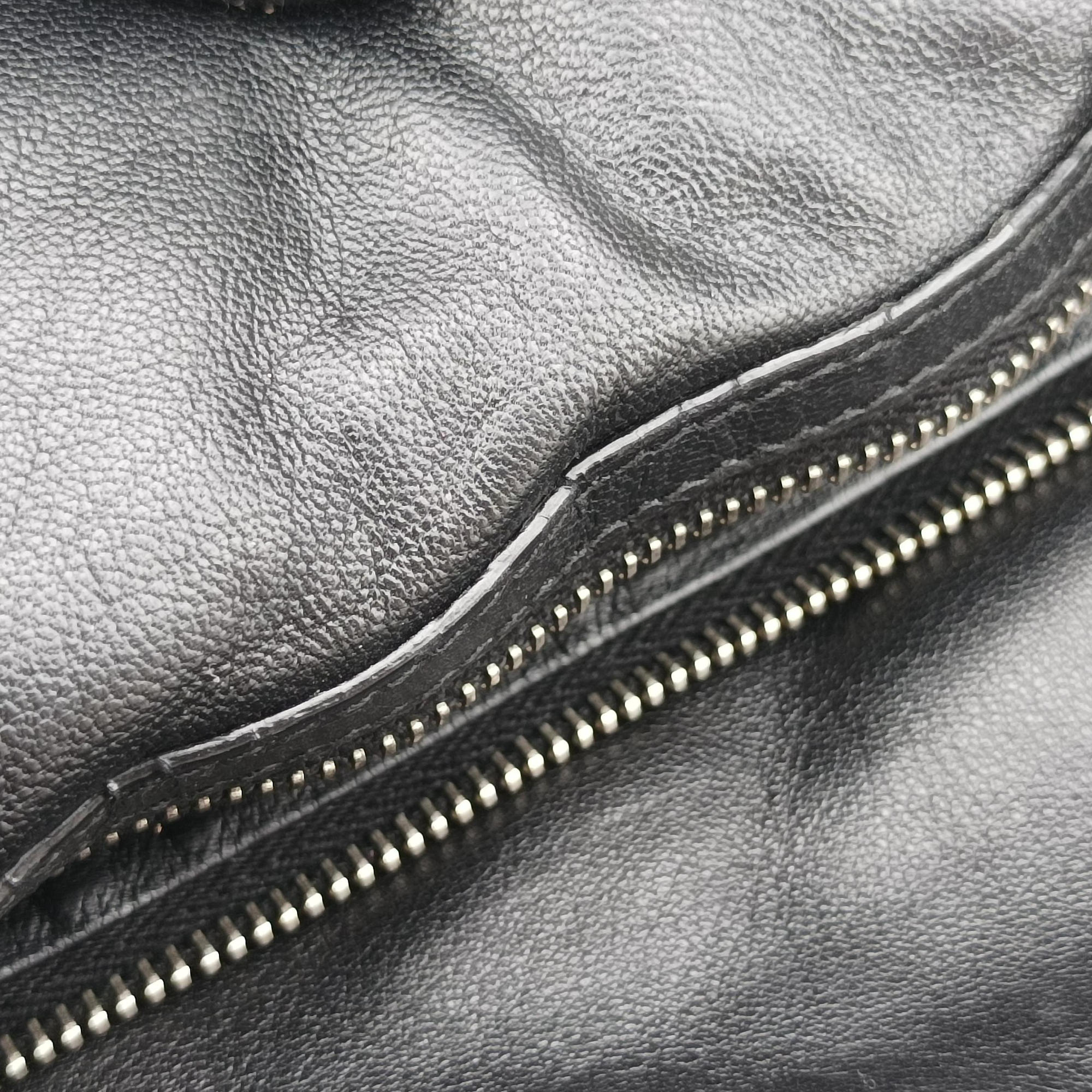 Pre-owned Christian Dior Cannage Dior Soft Shopping Black lambskin  shoulderbag | stylenewstar