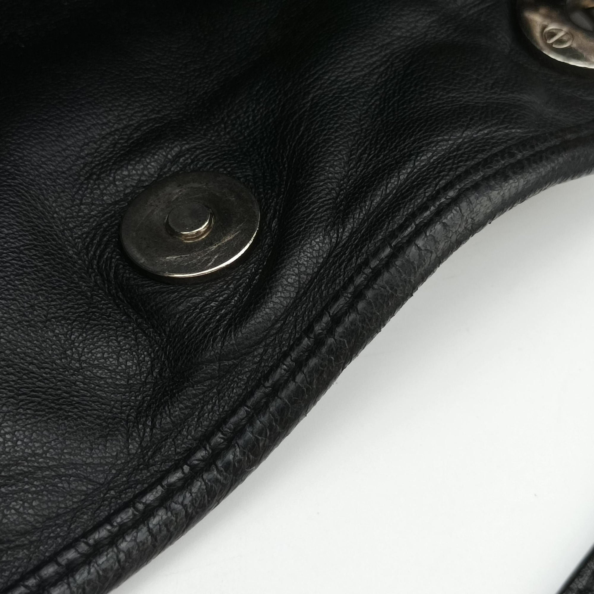 Pre-owned Christian Dior Cannage Dior Soft Shopping Black lambskin  shoulderbag | stylenewstar