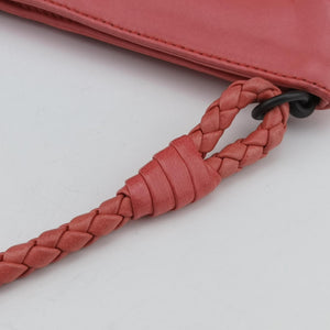 Secondhand Bottega Veneta Intrecciato Pink lambskin  handbag | stylenewstar