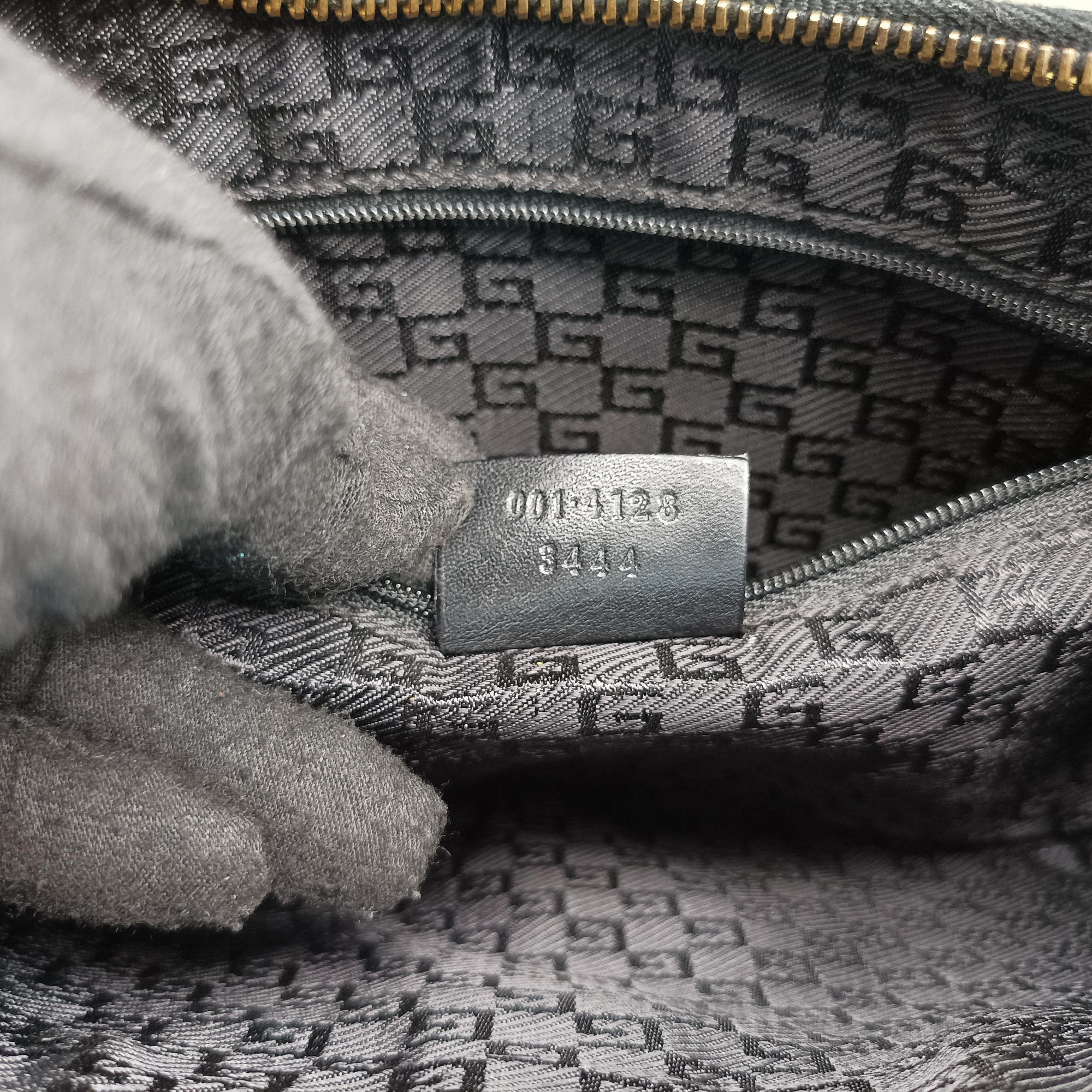 Vintage Gucci Jackie Vintage Black Leather×Canvas 001.41 shoulderbag | stylenewstar