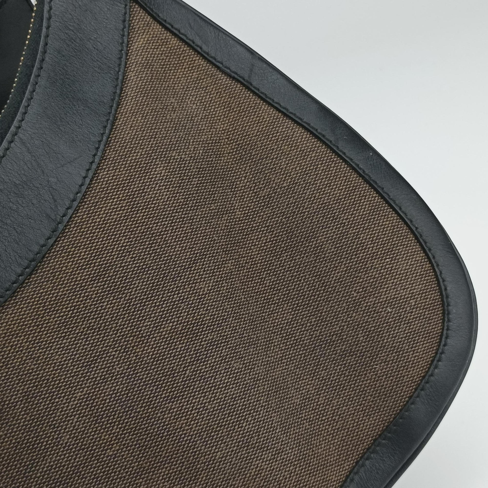 Vintage Gucci Jackie Vintage Black Leather×Canvas 001.41 shoulderbag | stylenewstar
