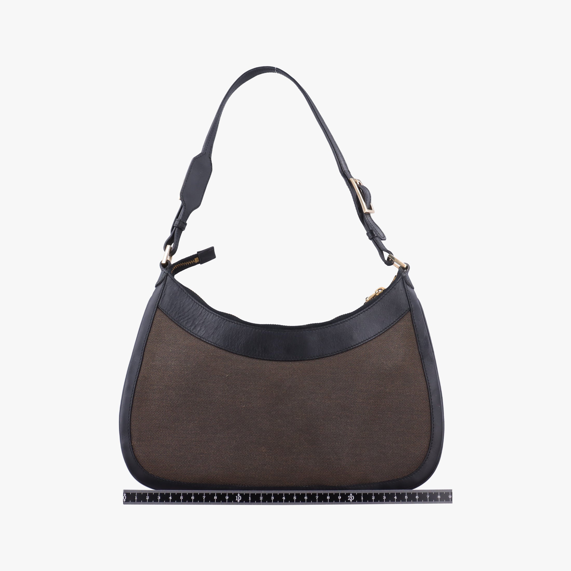 Vintage Gucci Jackie Vintage Black Leather×Canvas 001.41 shoulderbag | stylenewstar