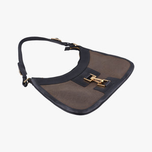 Vintage Gucci Jackie Vintage Black Leather×Canvas 001.41 shoulderbag | stylenewstar