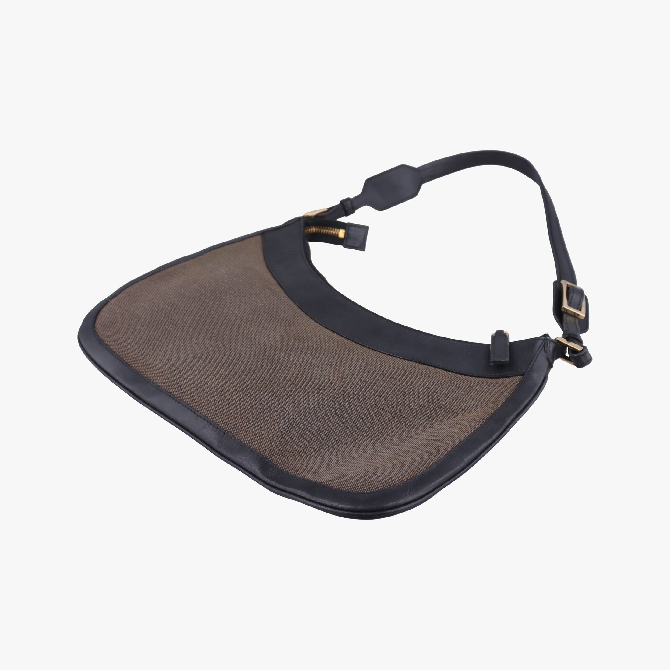 Vintage Gucci Jackie Vintage Black Leather×Canvas 001.41 shoulderbag | stylenewstar