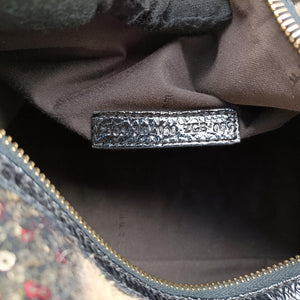 Pre-owned Fendi フォーエバー バウレット Multicolor スパンコール刺繍 ウールファブリック × パテント 8BL068 handbag | stylenewstar