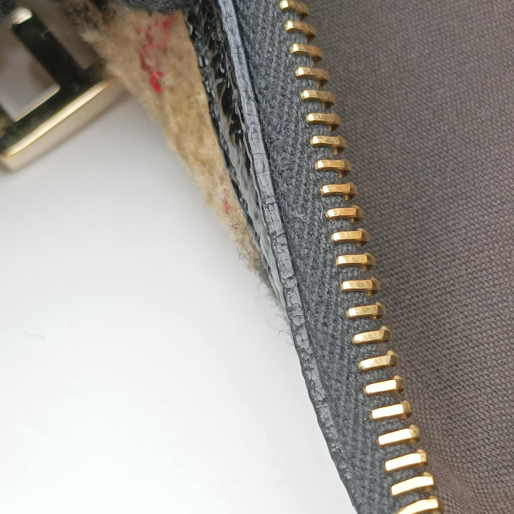 Pre-owned Fendi フォーエバー バウレット Multicolor スパンコール刺繍 ウールファブリック × パテント 8BL068 handbag | stylenewstar