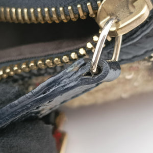 Pre-owned Fendi フォーエバー バウレット Multicolor スパンコール刺繍 ウールファブリック × パテント 8BL068 handbag | stylenewstar