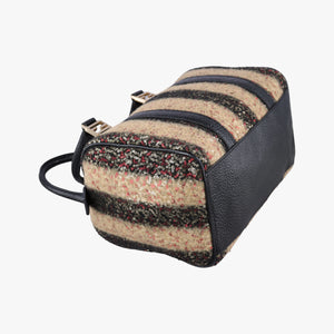 Pre-owned Fendi フォーエバー バウレット Multicolor スパンコール刺繍 ウールファブリック × パテント 8BL068 handbag | stylenewstar