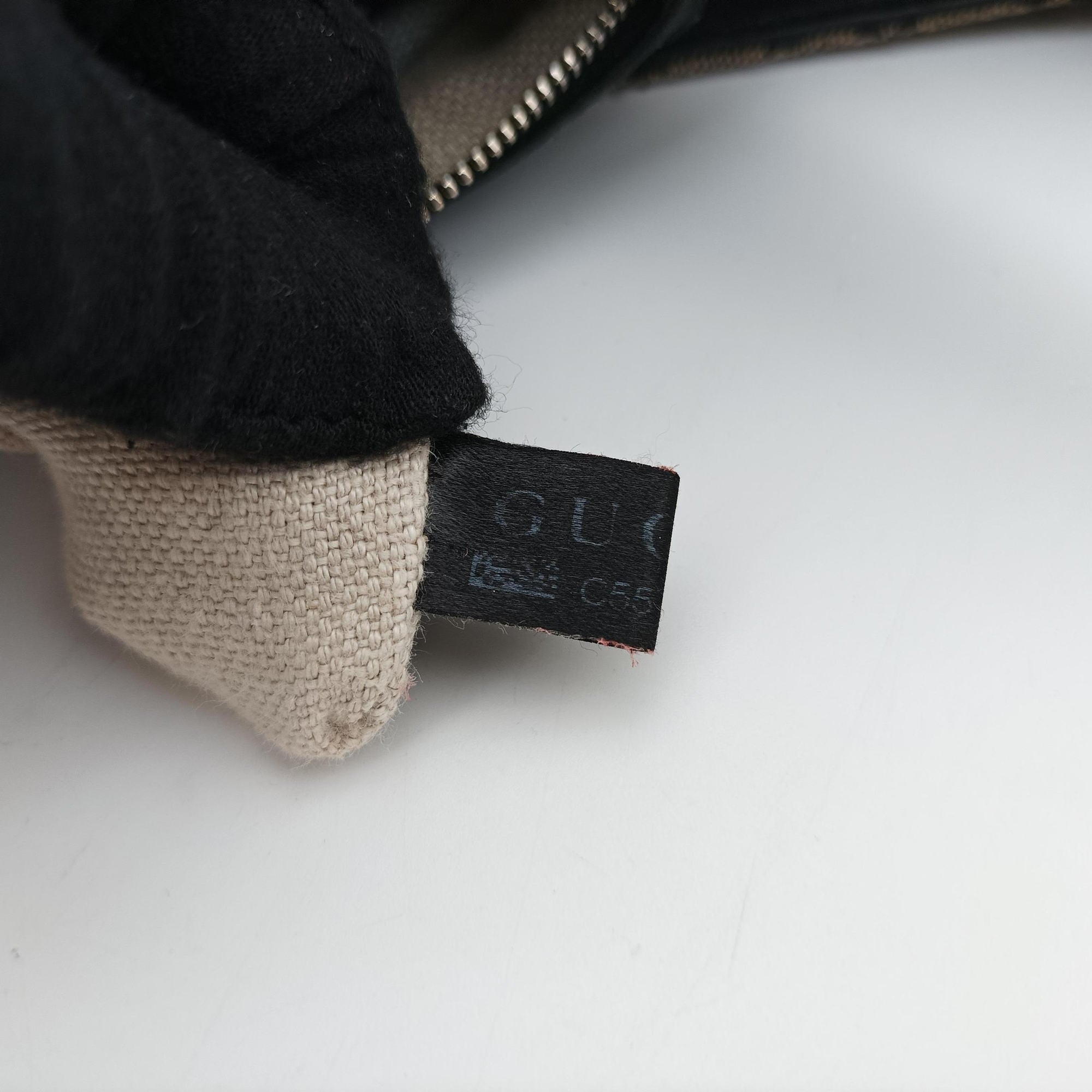 Pre-owned Gucci New Jackie Brown×Black canvas 246907 shoulderbag | stylenewstar