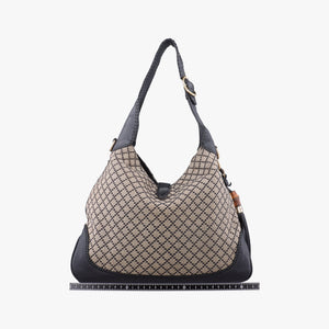 Pre-owned Gucci New Jackie Brown×Black canvas 246907 shoulderbag | stylenewstar