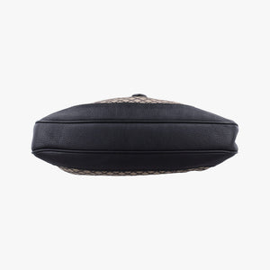 Pre-owned Gucci New Jackie Brown×Black canvas 246907 shoulderbag | stylenewstar
