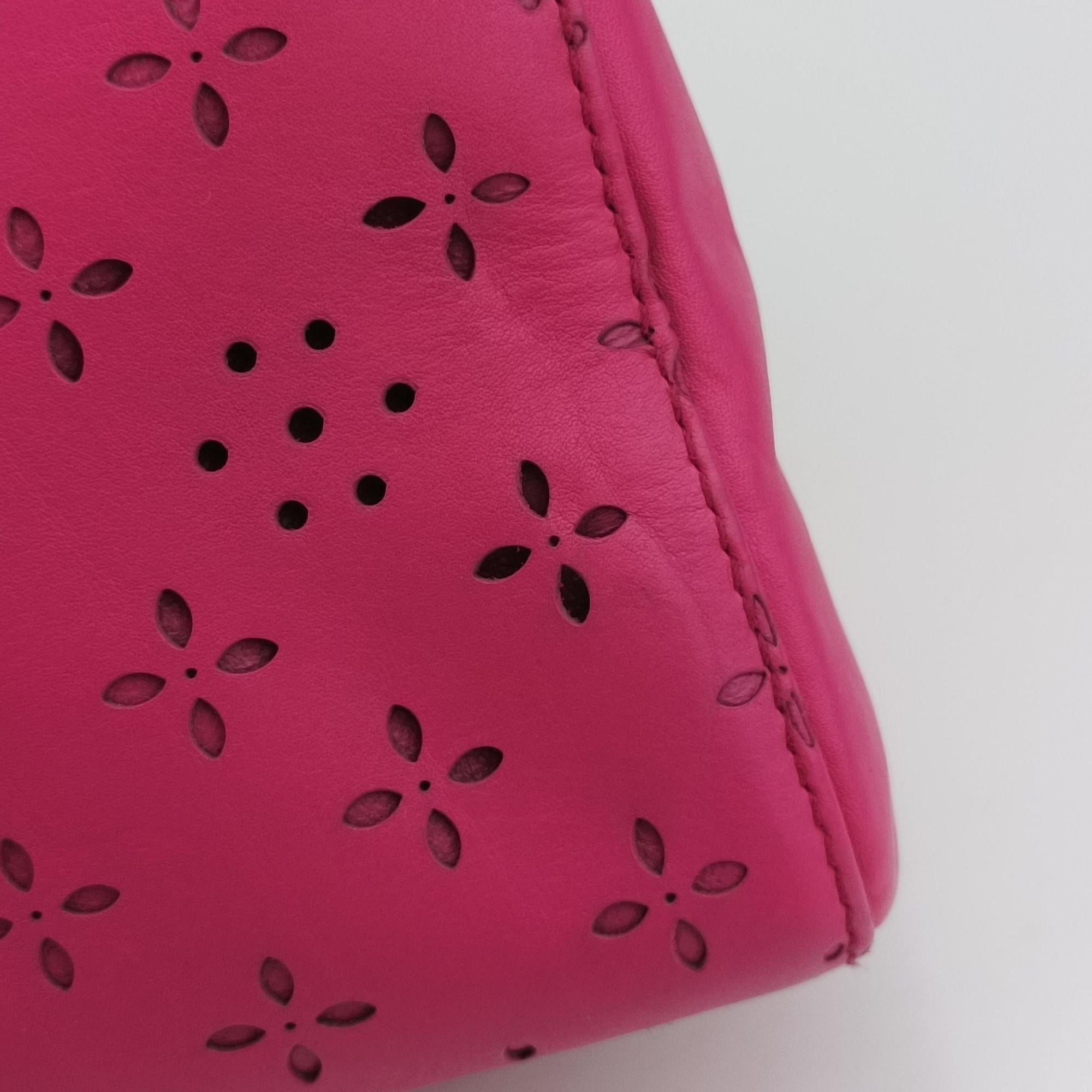 Secondhand Christian Dior Lady Dior Rose leather  shoulderbag | stylenewstar