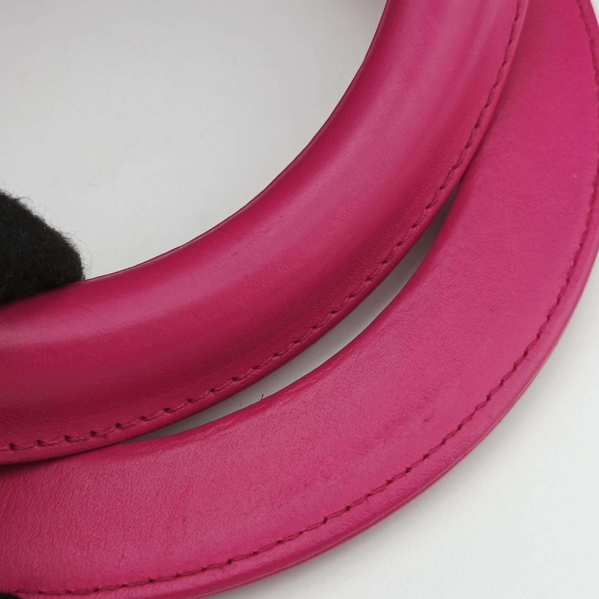 Secondhand Christian Dior Lady Dior Rose leather  shoulderbag | stylenewstar