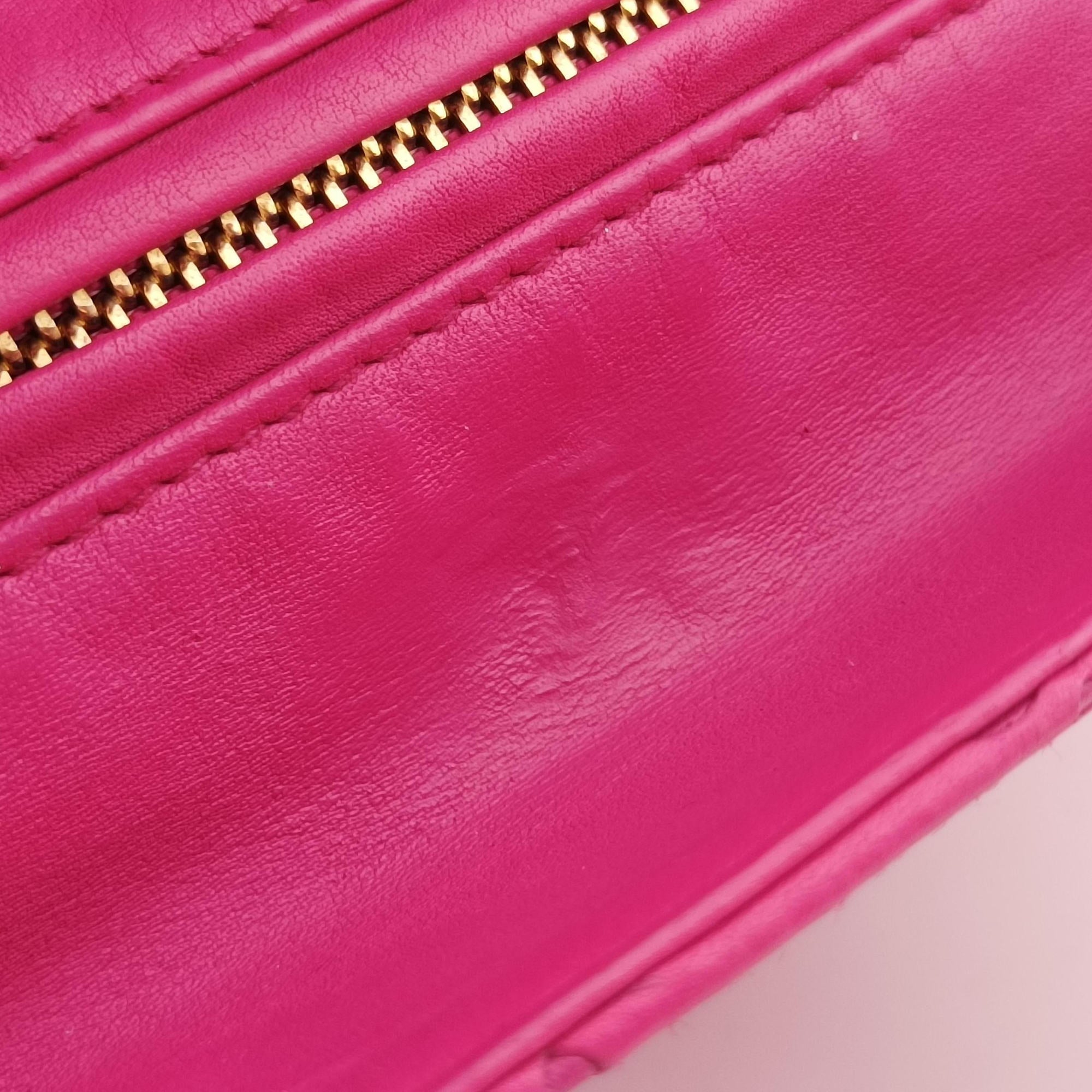Secondhand Christian Dior Lady Dior Rose leather  shoulderbag | stylenewstar