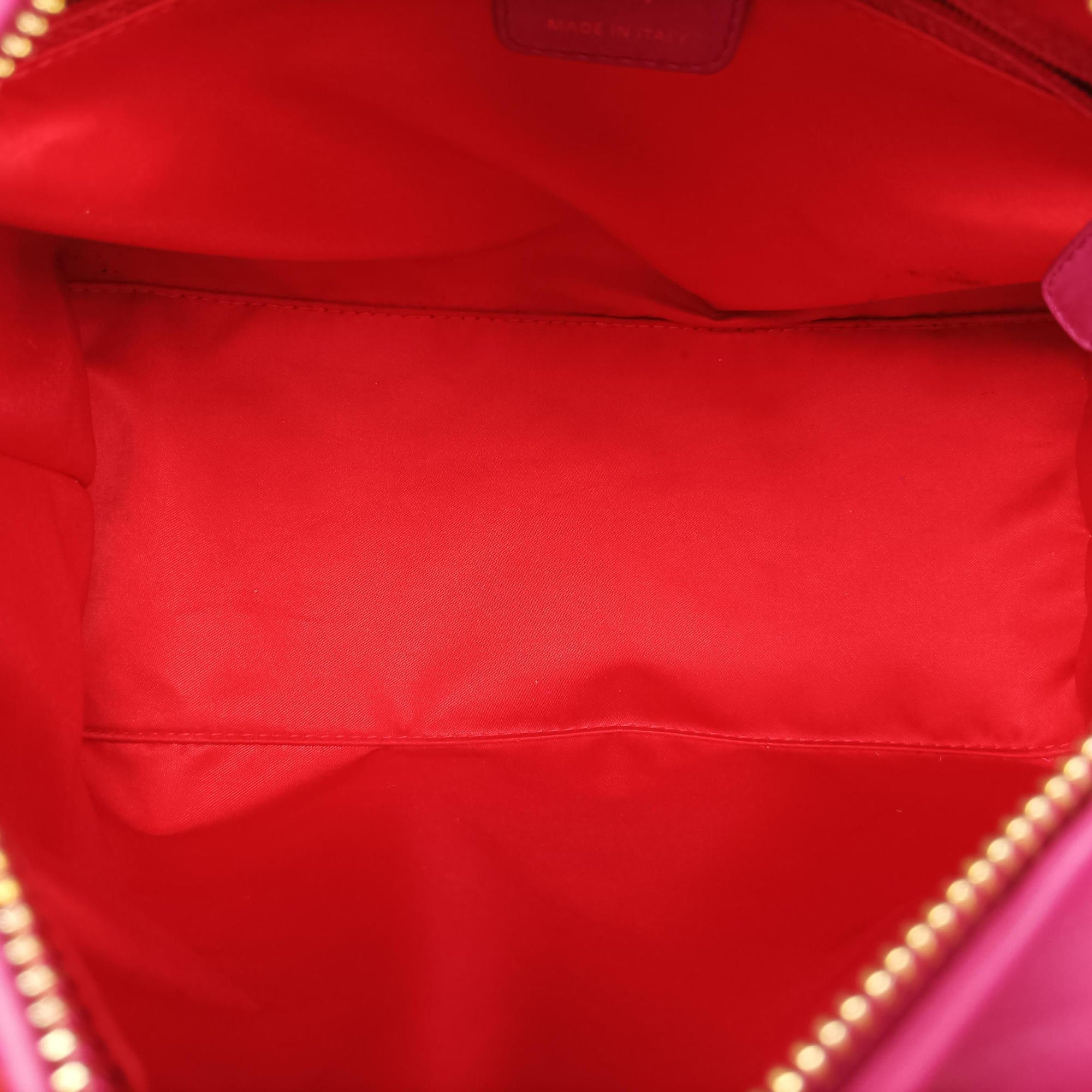 Secondhand Christian Dior Lady Dior Rose leather  shoulderbag | stylenewstar