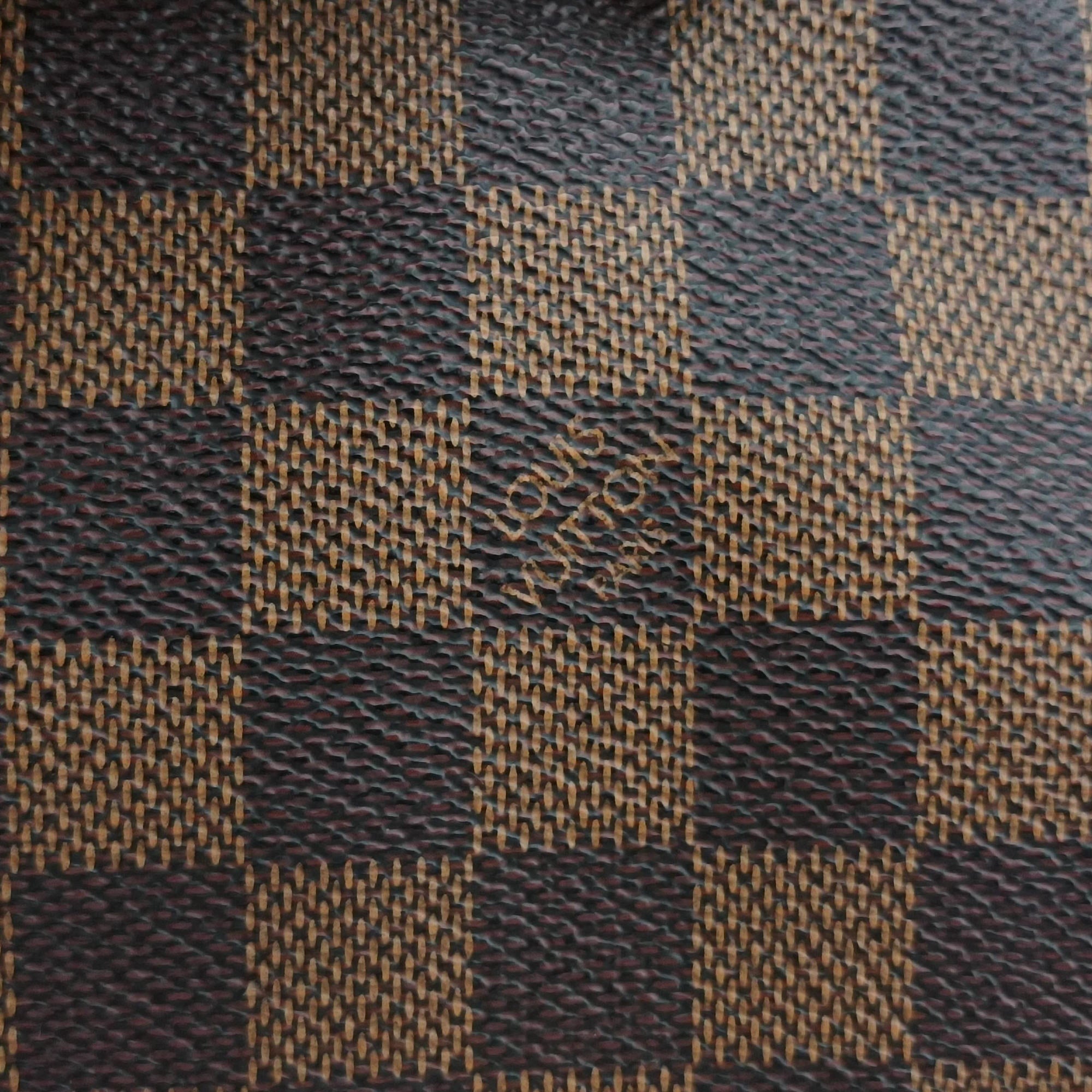 Pre-owned Louis Vuitton SALEYA MM EBENE Damier Canvas N51182 handbag | stylenewstar