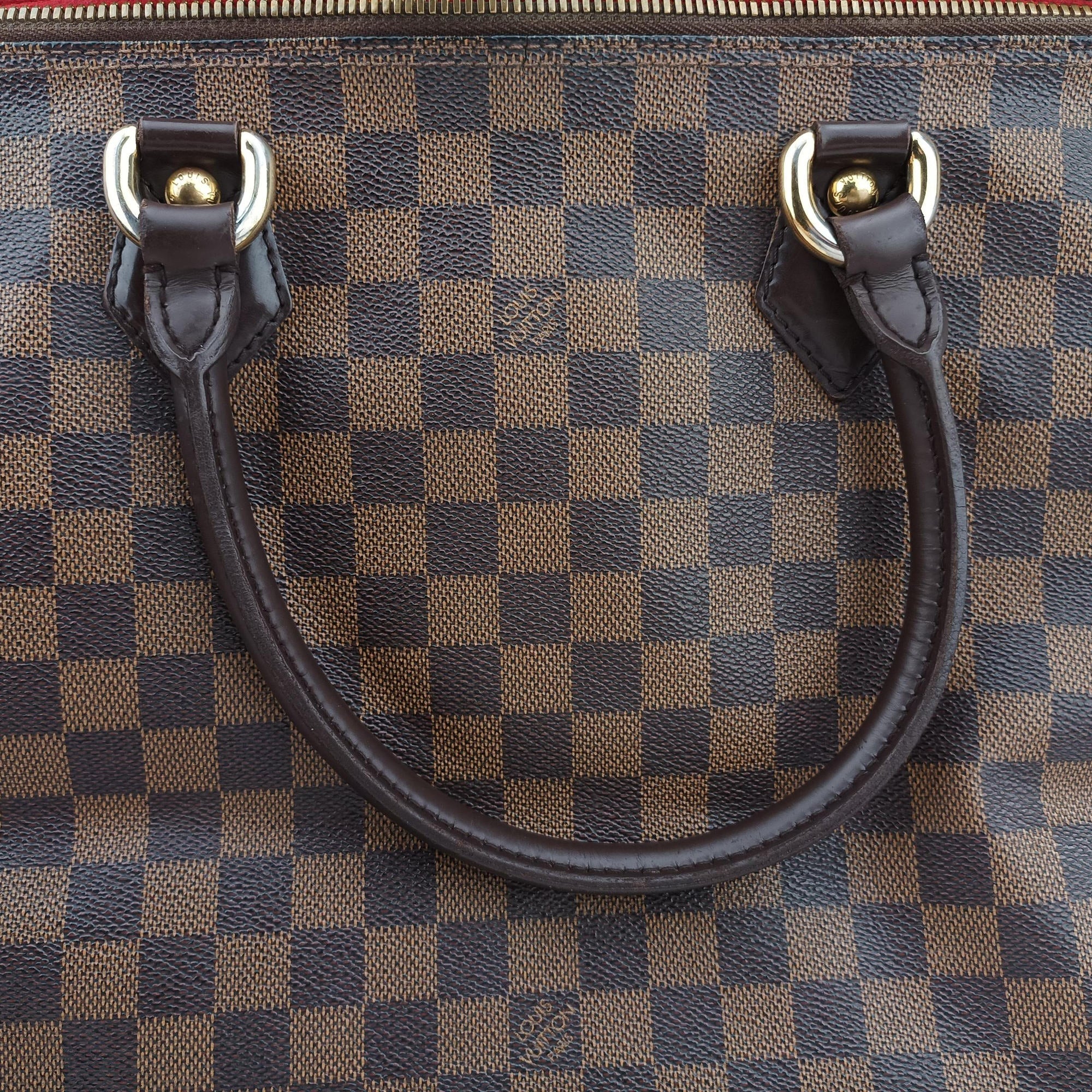 Pre-owned Louis Vuitton SALEYA MM EBENE Damier Canvas N51182 handbag | stylenewstar