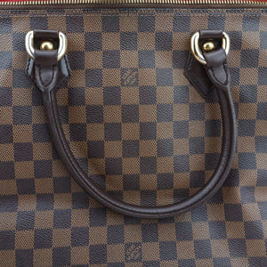 Pre-owned Louis Vuitton SALEYA MM EBENE Damier Canvas N51182 handbag | stylenewstar