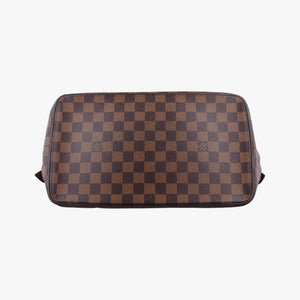 Pre-owned Louis Vuitton SALEYA MM EBENE Damier Canvas N51182 handbag | stylenewstar