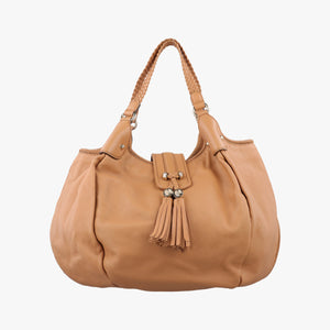 Pre-owned Gucci Marrakech Large Hobo Beige leather 257029 shoulderbag | stylenewstar