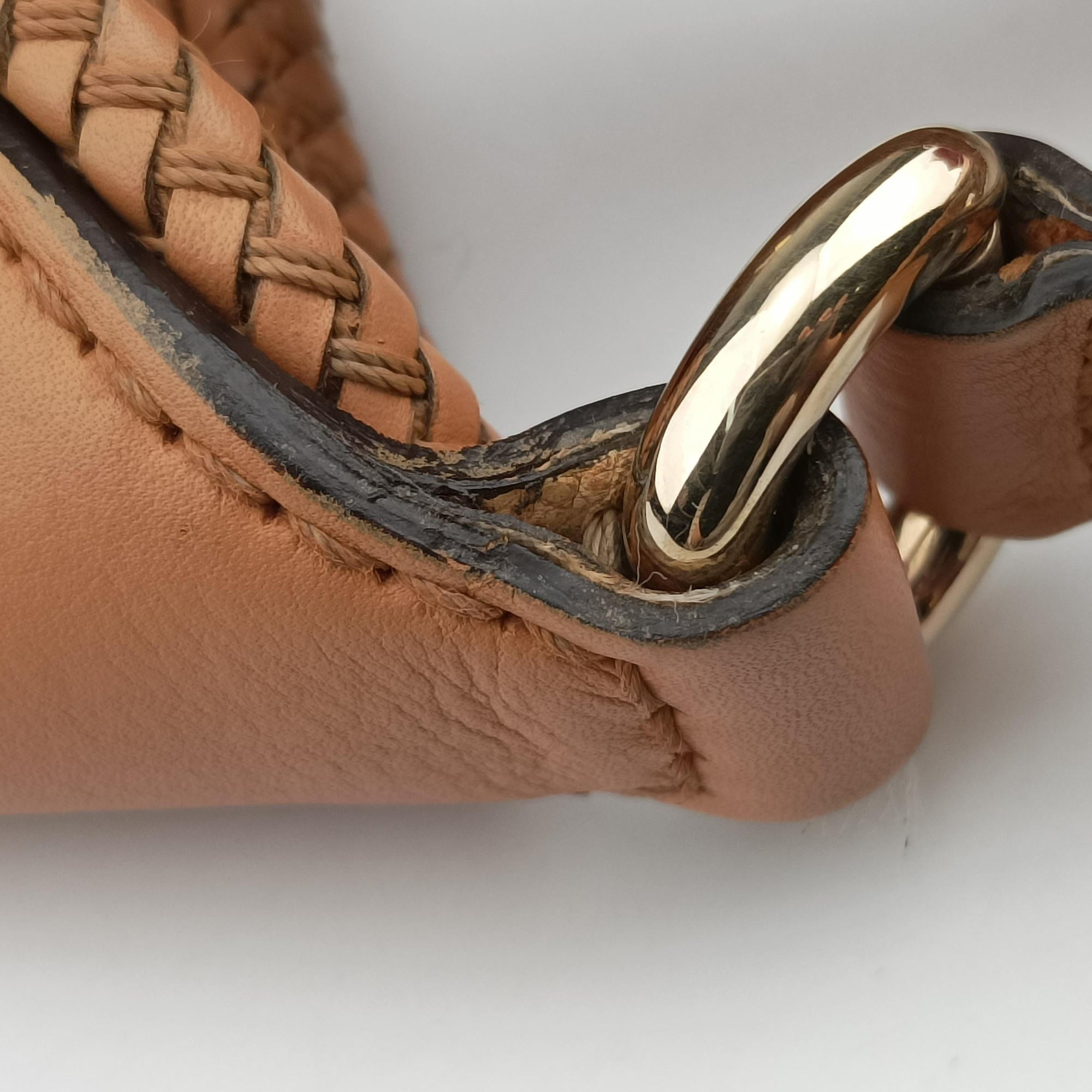 Pre-owned Gucci Marrakech Large Hobo Beige leather 257029 shoulderbag | stylenewstar