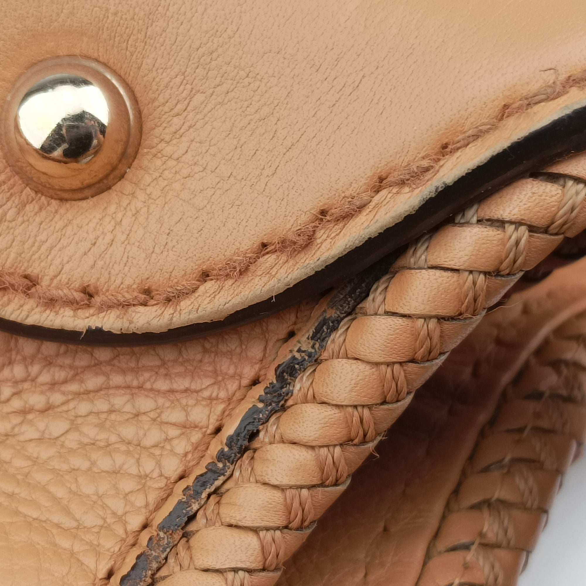 Pre-owned Gucci Marrakech Large Hobo Beige leather 257029 shoulderbag | stylenewstar