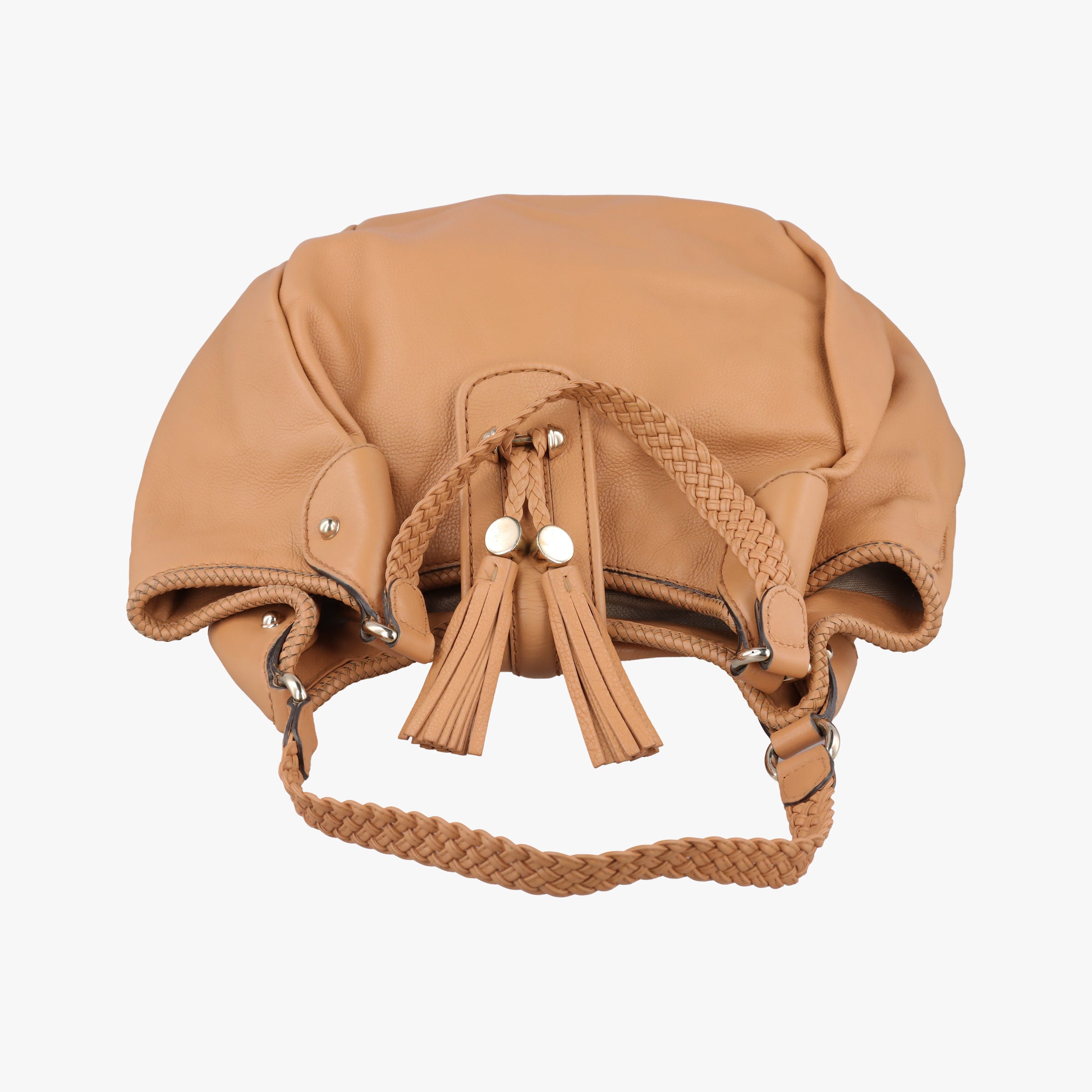 Pre-owned Gucci Marrakech Large Hobo Beige leather 257029 shoulderbag | stylenewstar