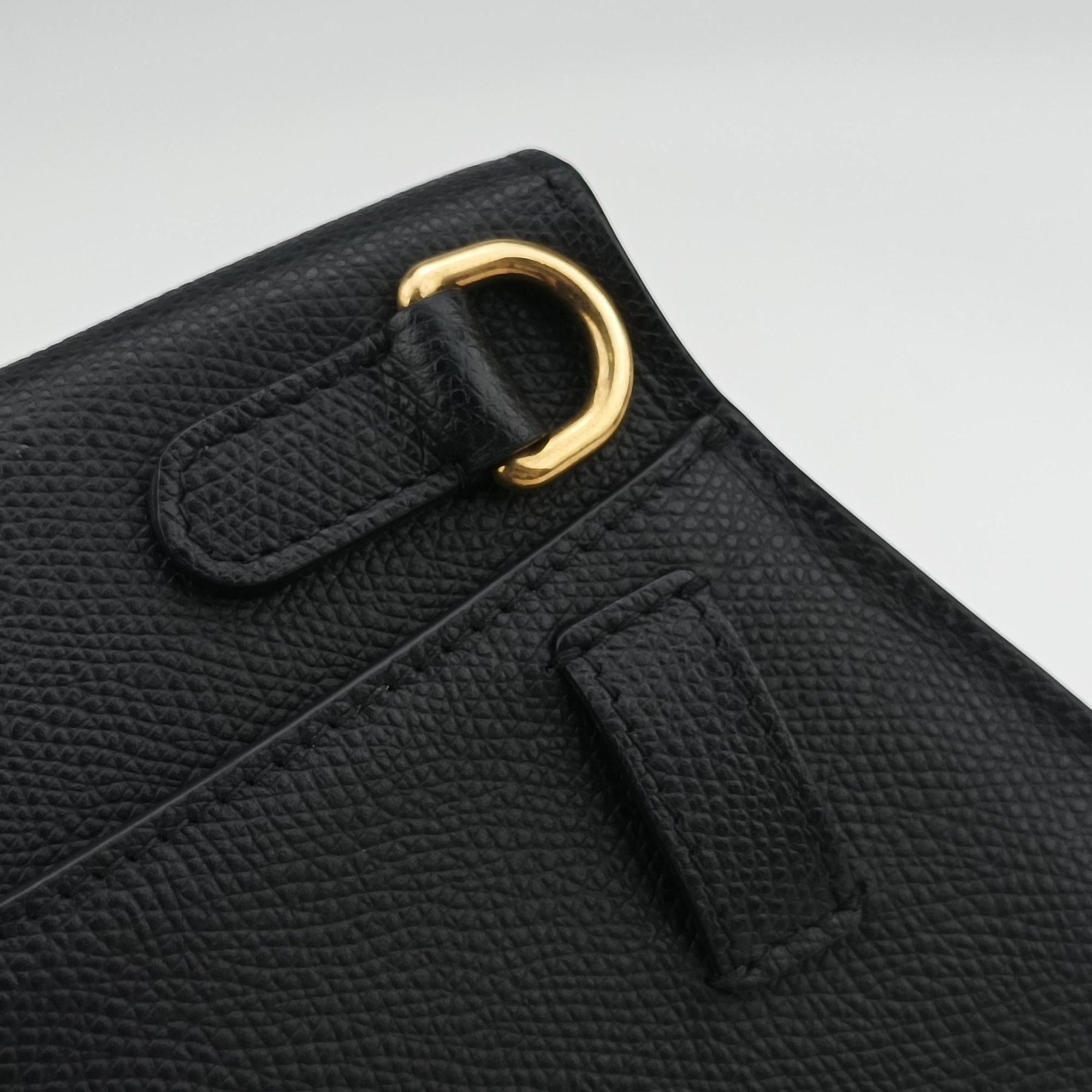 Secondhand Christian Dior saddle Black leather  bum bag/waist bag | stylenewstar