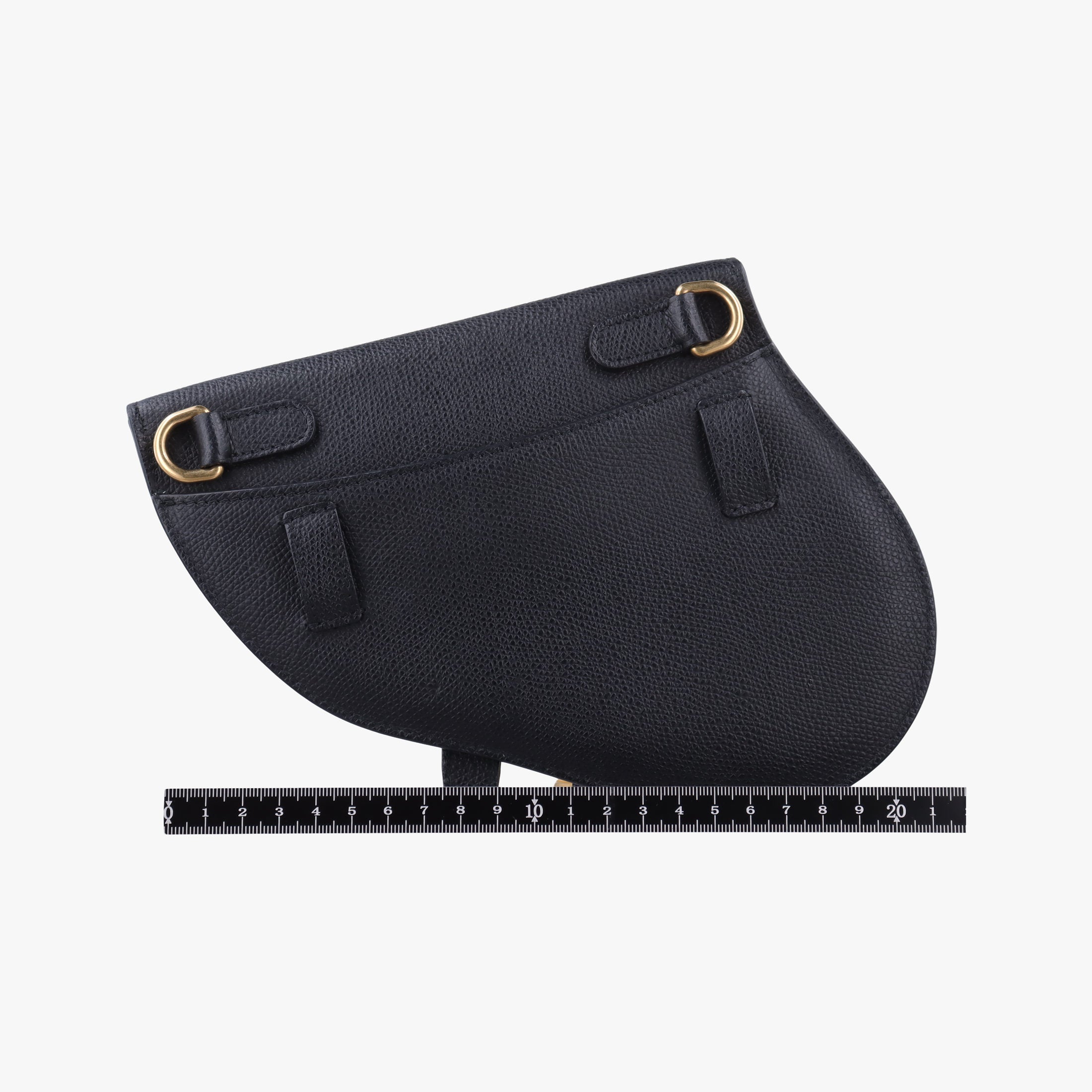 Secondhand Christian Dior saddle Black leather  bum bag/waist bag | stylenewstar