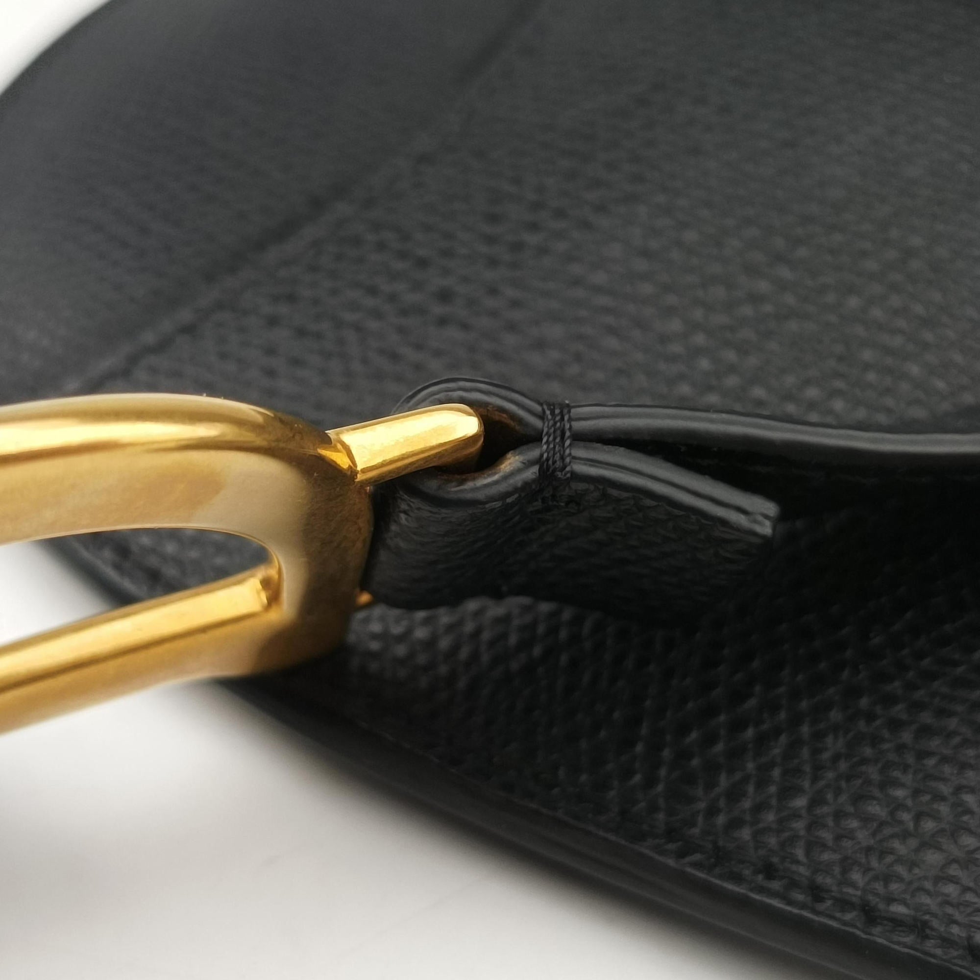 Secondhand Christian Dior saddle Black leather  bum bag/waist bag | stylenewstar