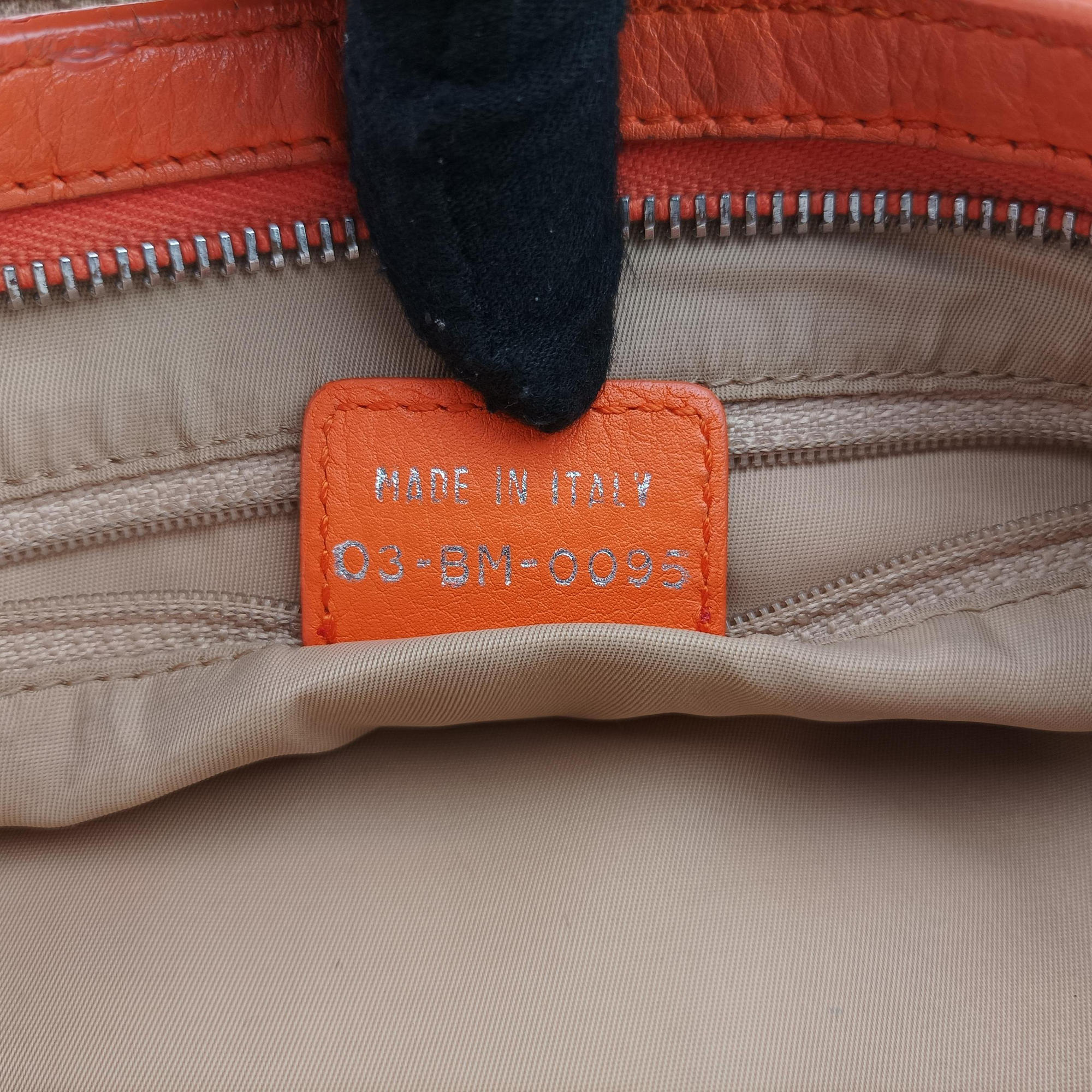 Secondhand Christian Dior Street Chic Trotter Orange×Beige Canvas×Leather  handbag | stylenewstar