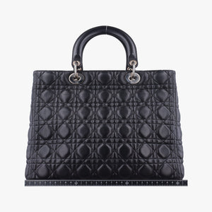 Secondhand Christian Dior Lady Dior Black lambskin  shoulderbag | stylenewstar