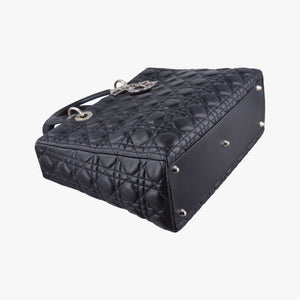 Secondhand Christian Dior Lady Dior Black lambskin  shoulderbag | stylenewstar