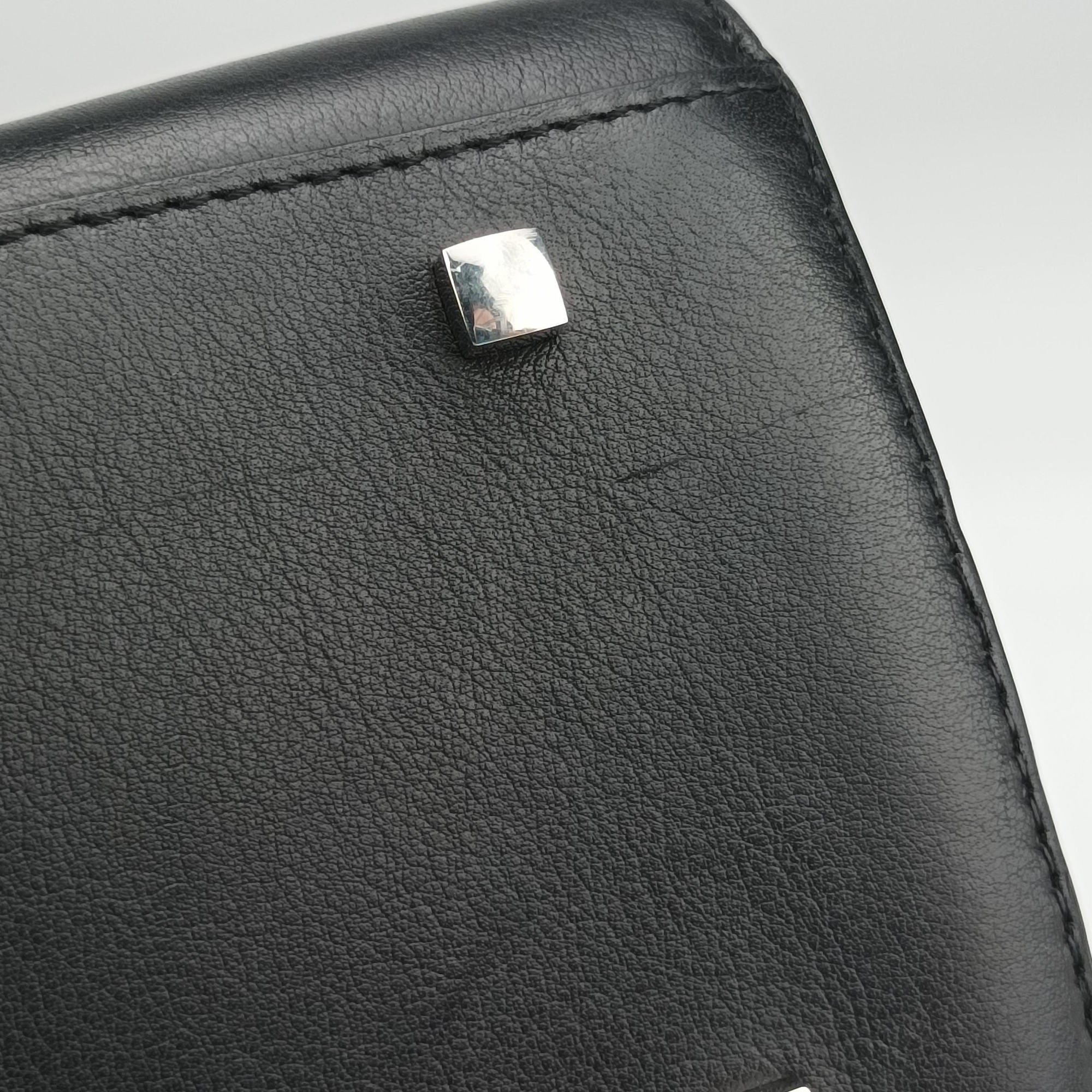 Secondhand Delvaux Tampete Black Leather  shoulderbag | stylenewstar