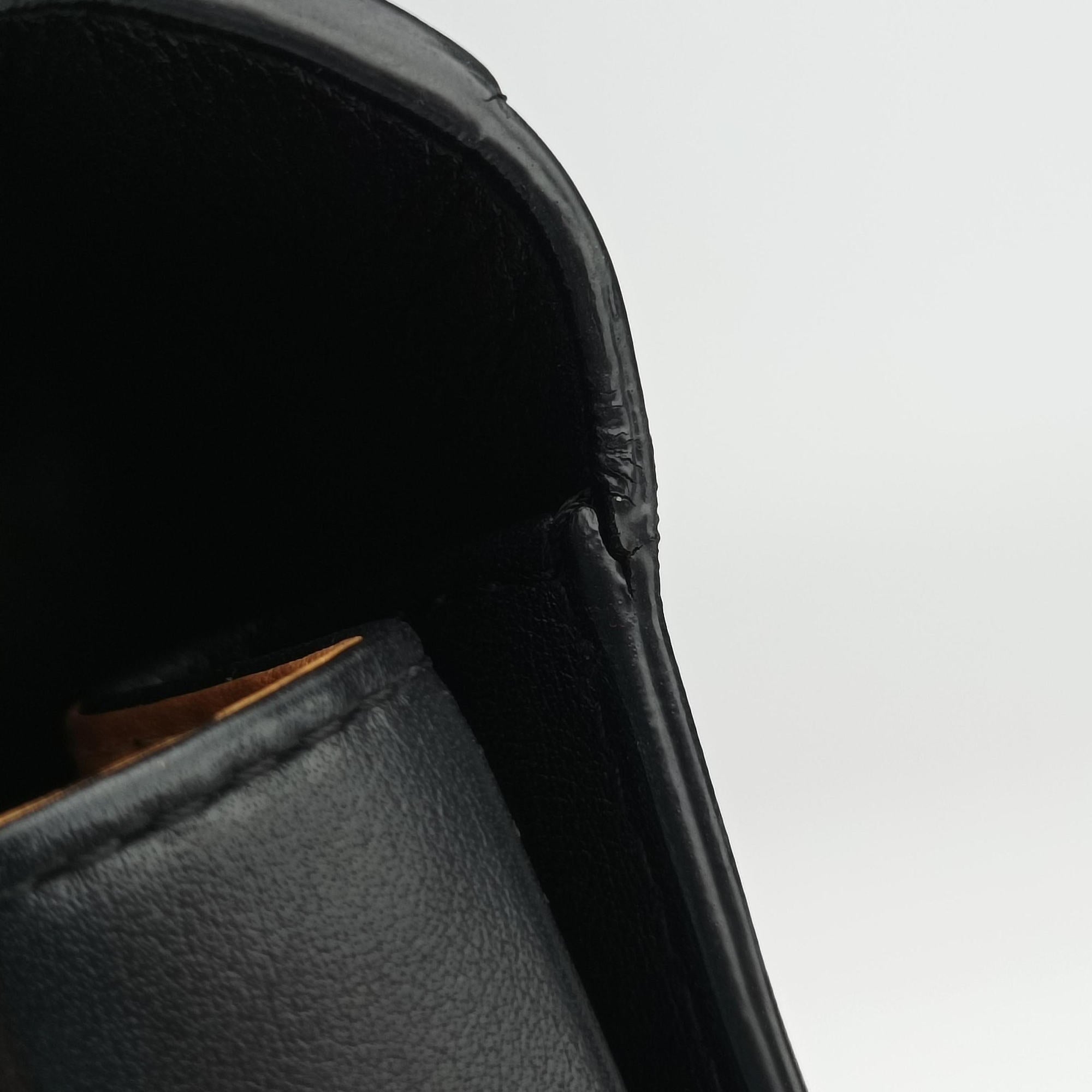 Secondhand Delvaux Tampete Black Leather  shoulderbag | stylenewstar