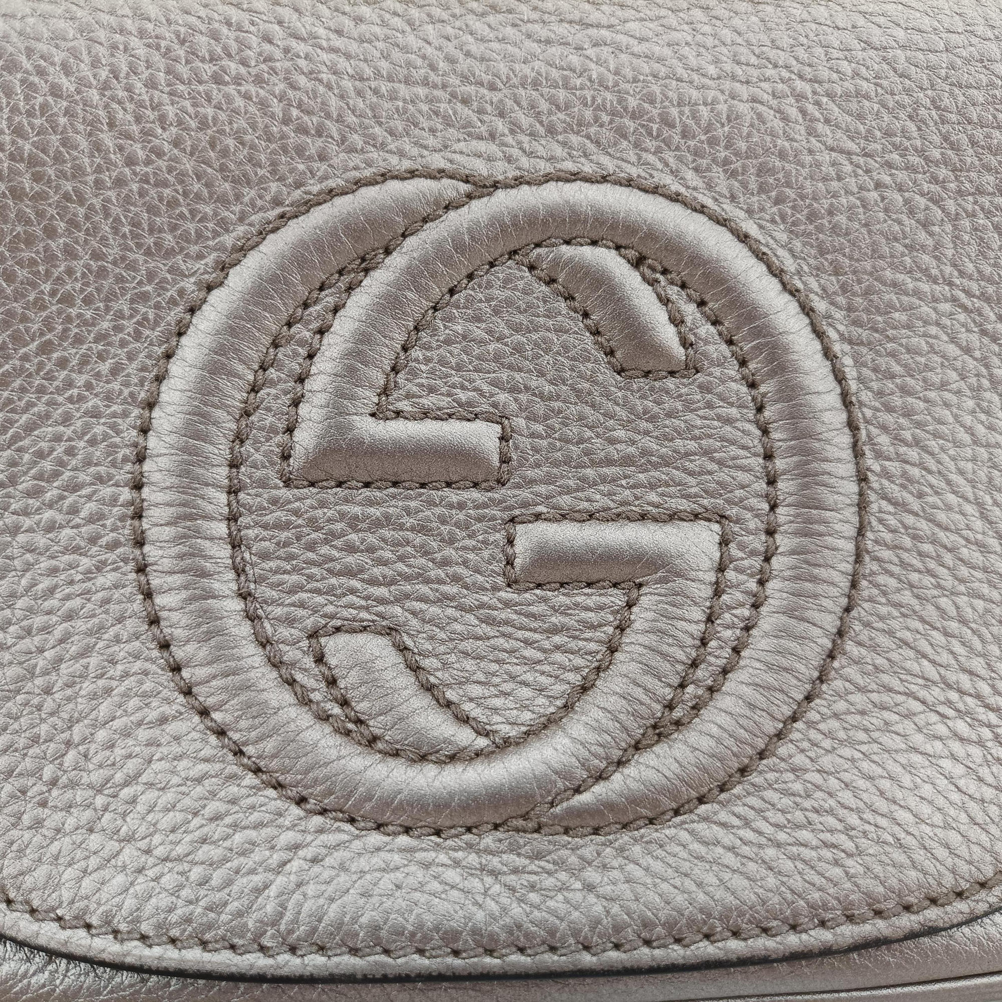 Secondhand Gucci Soho Golden Leather 323190 shoulderbag | stylenewstar