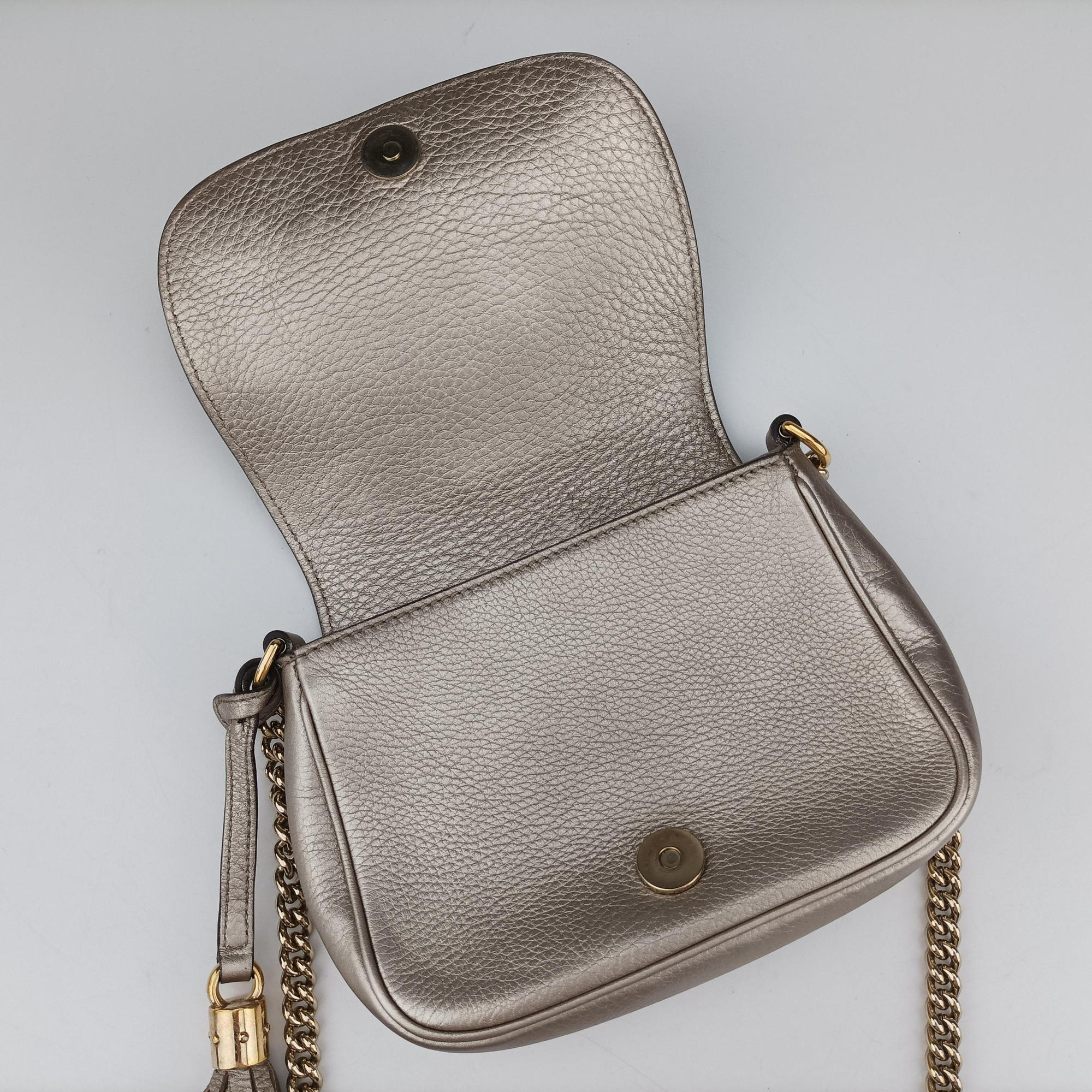 Secondhand Gucci Soho Golden Leather 323190 shoulderbag | stylenewstar