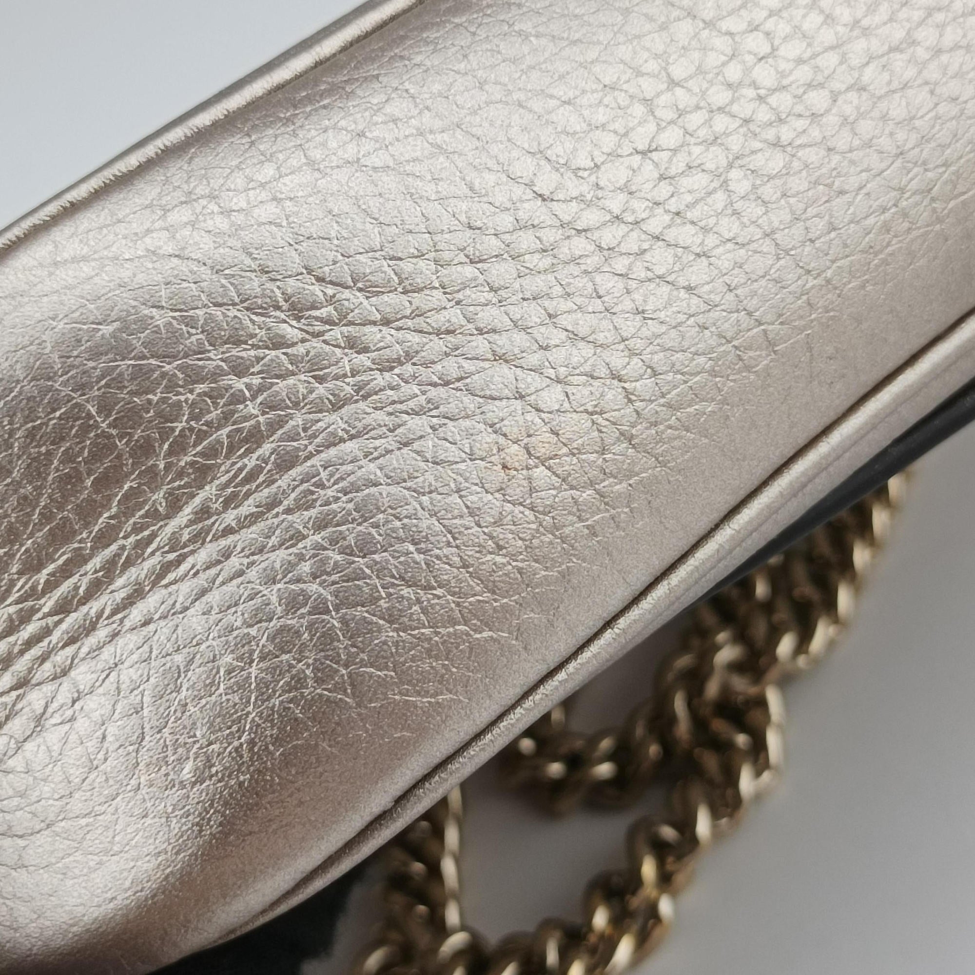 Secondhand Gucci Soho Golden Leather 323190 shoulderbag | stylenewstar
