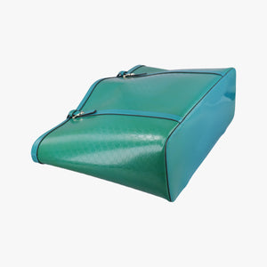 Pre-owned Gucci Microguccissima Blue Patent Leather 309613 handbag | stylenewstar