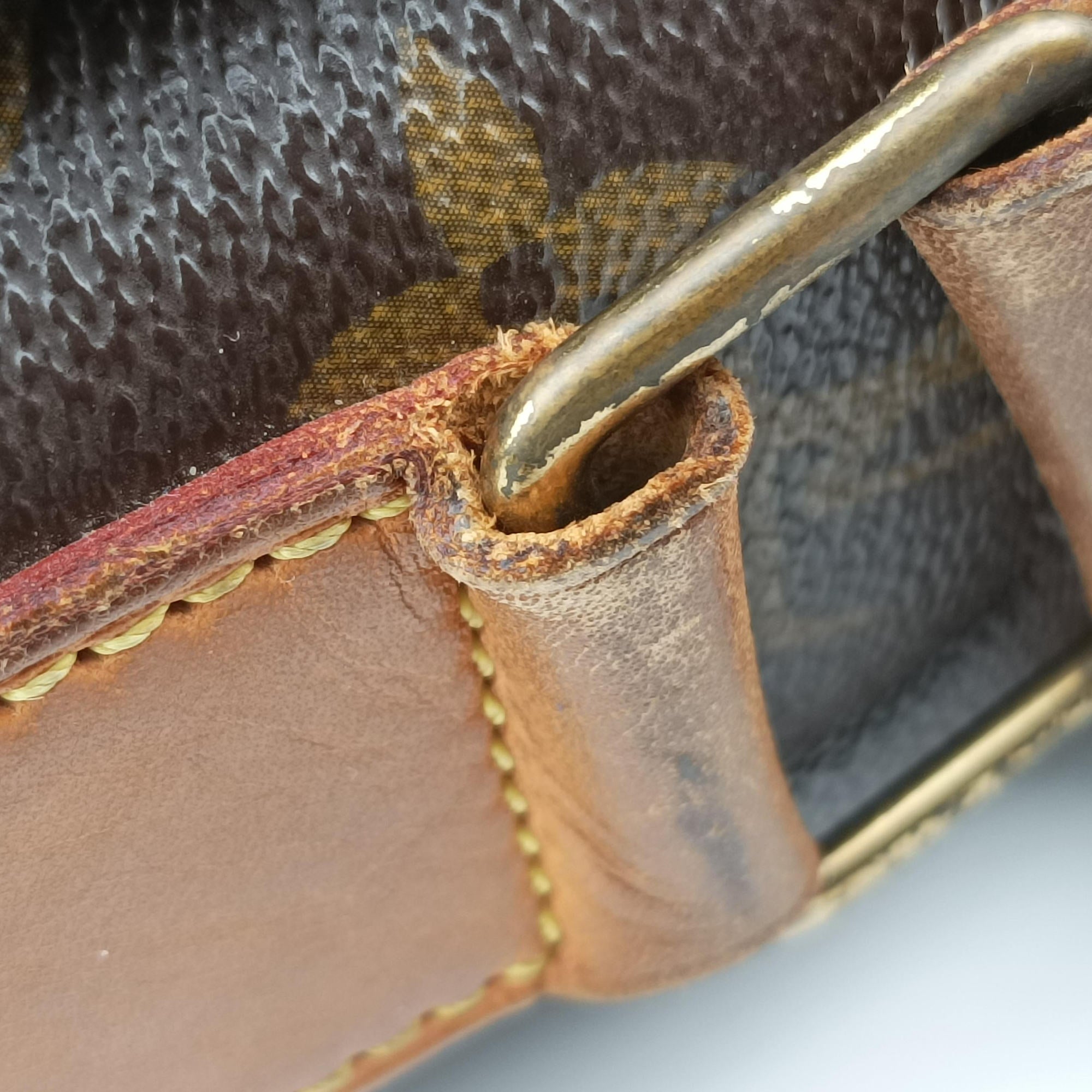 Pre-owned Louis Vuitton ABBESSES brown Monogram Canvas M45257 shoulderbag | stylenewstar