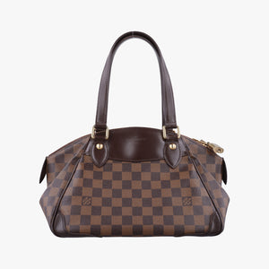 Pre-owned Louis Vuitton VERONA PM EBENE Damier Canvas N41117 shoulderbag | stylenewstar