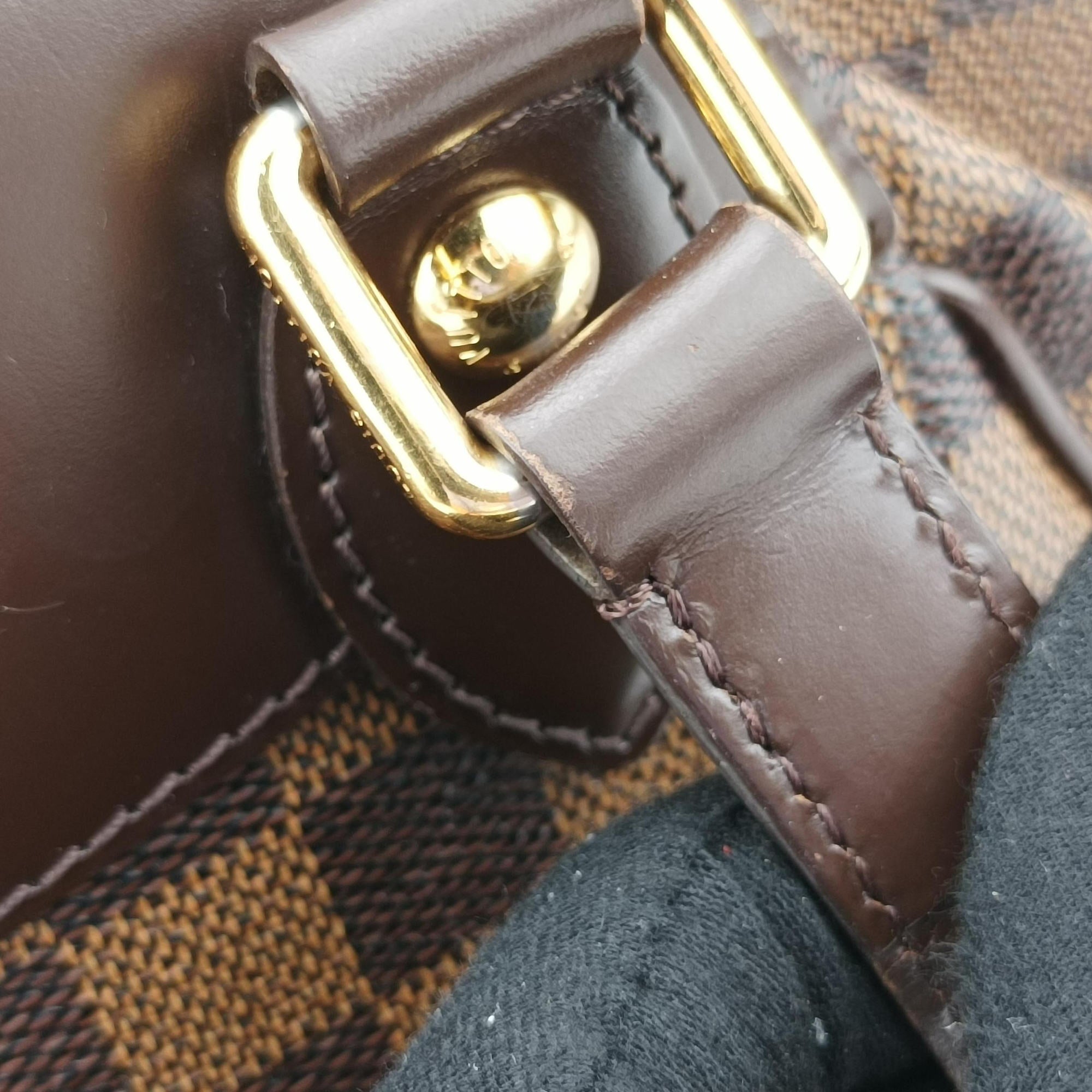 Pre-owned Louis Vuitton VERONA PM EBENE Damier Canvas N41117 shoulderbag | stylenewstar