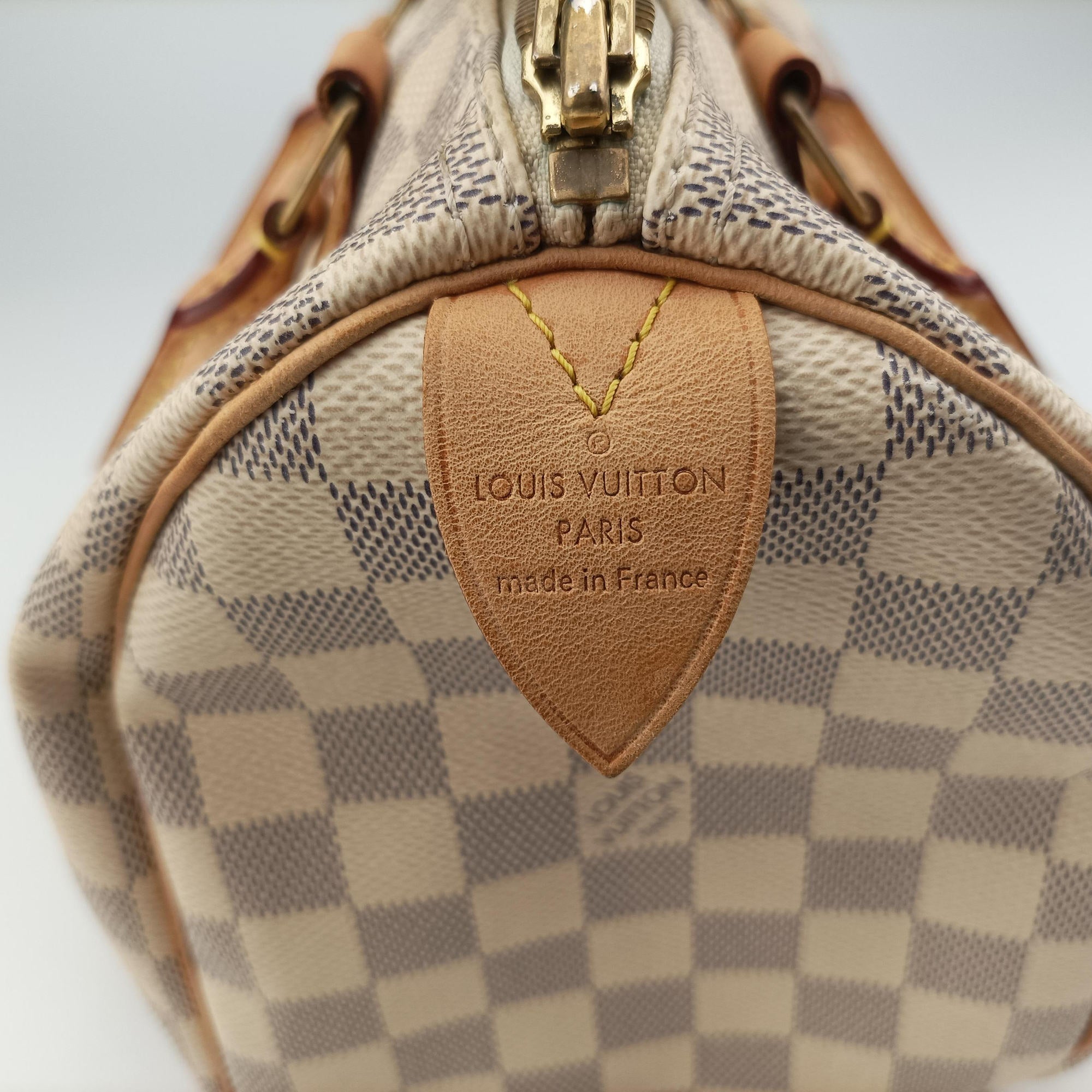 Pre-owned Louis Vuitton Speedy 25 AZUR Damier Canvas N41534 handbag | stylenewstar