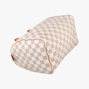 Pre-owned Louis Vuitton Speedy 25 AZUR Damier Canvas N41534 handbag | stylenewstar