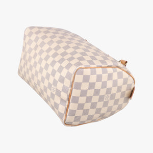 Pre-owned Louis Vuitton Speedy 25 AZUR Damier Canvas N41534 handbag | stylenewstar
