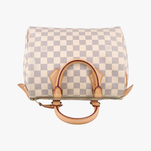 Pre-owned Louis Vuitton Speedy 25 AZUR Damier Canvas N41534 handbag | stylenewstar