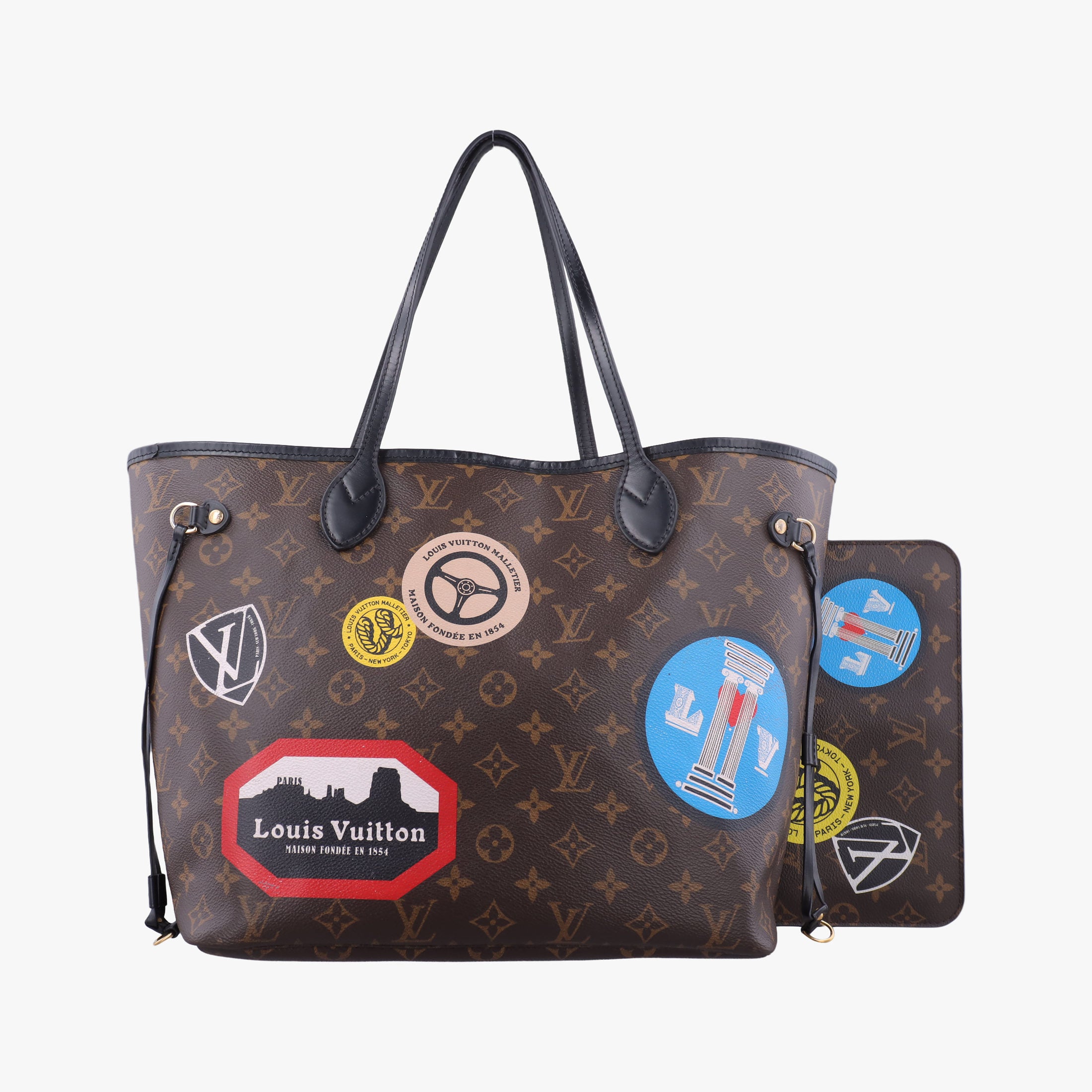 Pre-owned Louis Vuitton Neverfull MM brown×Multi Monogram Canvas M42844 shoulderbag | stylenewstar